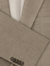 Costume 2 boutons beige