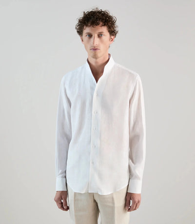Chemise 100% lin blanche - IZAC