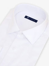 Chemise ville en satin blanche - IZAC