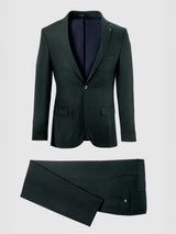 Costume 2 boutons vert foncé