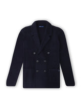Gilet maille marine - IZAC