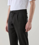 Pantalon casual en maille noir - IZAC