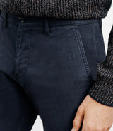 Pantalon coton stretch marine - IZAC