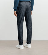 Pantalon chevron marine - IZAC