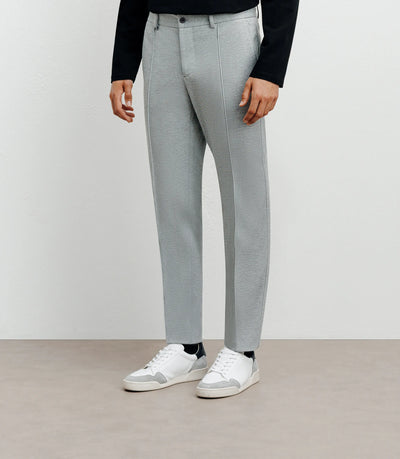 Pantalon ville en maille gris - IZAC